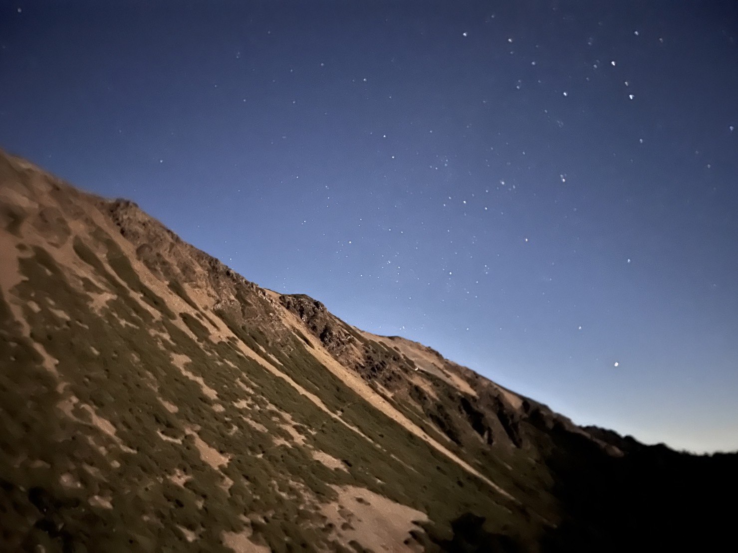 玉山，星空