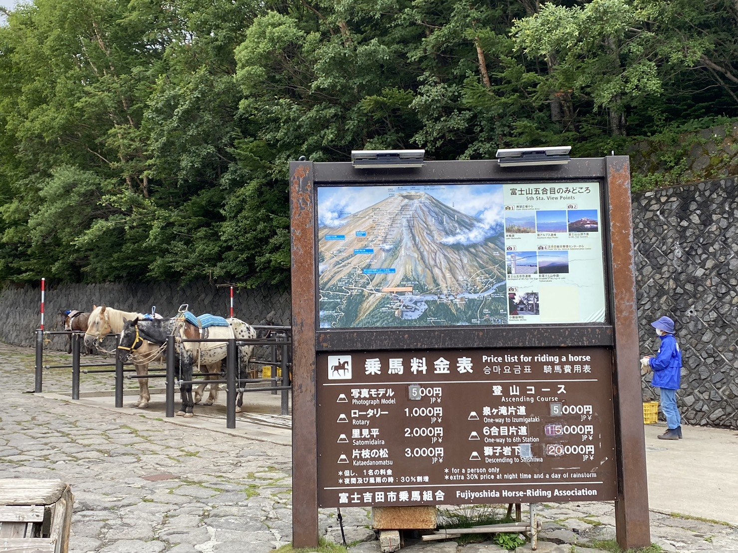 富士山五合目騎馬