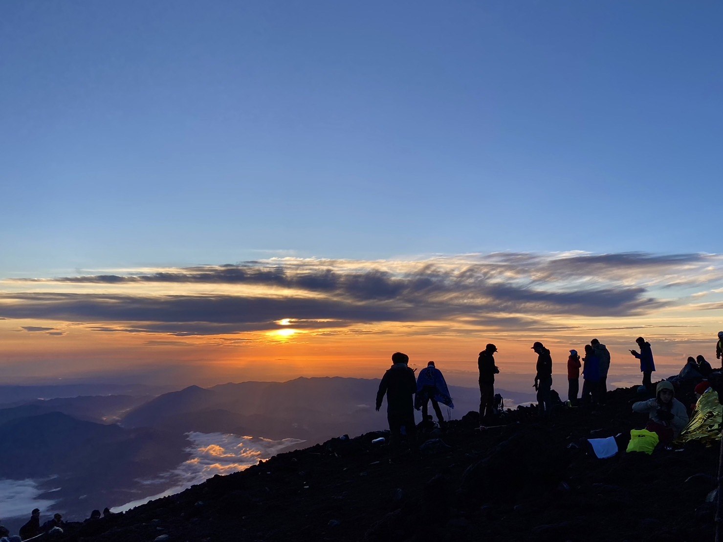 富士山山頂御來光