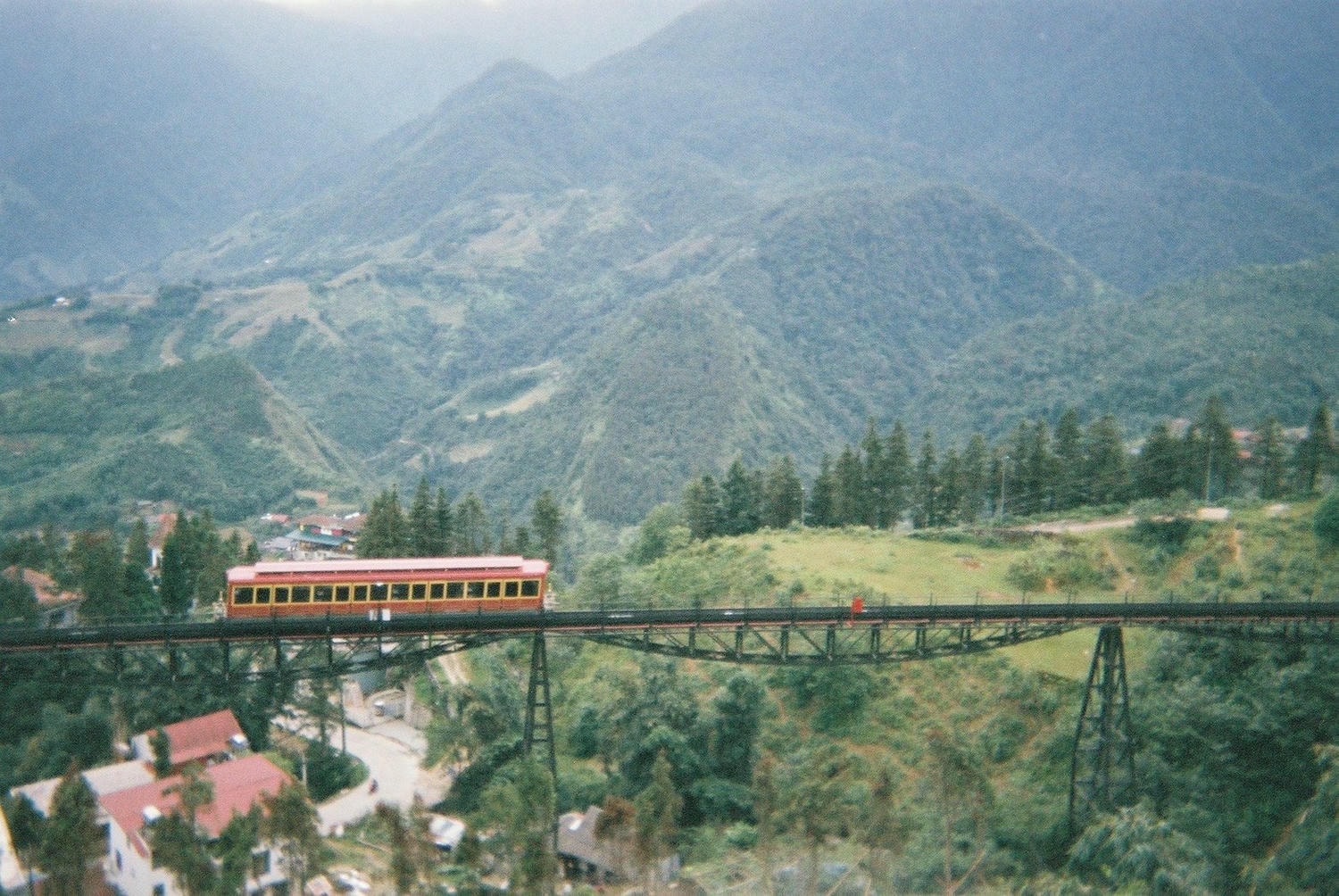 越南沙壩景點，番西邦峰，登山小火車