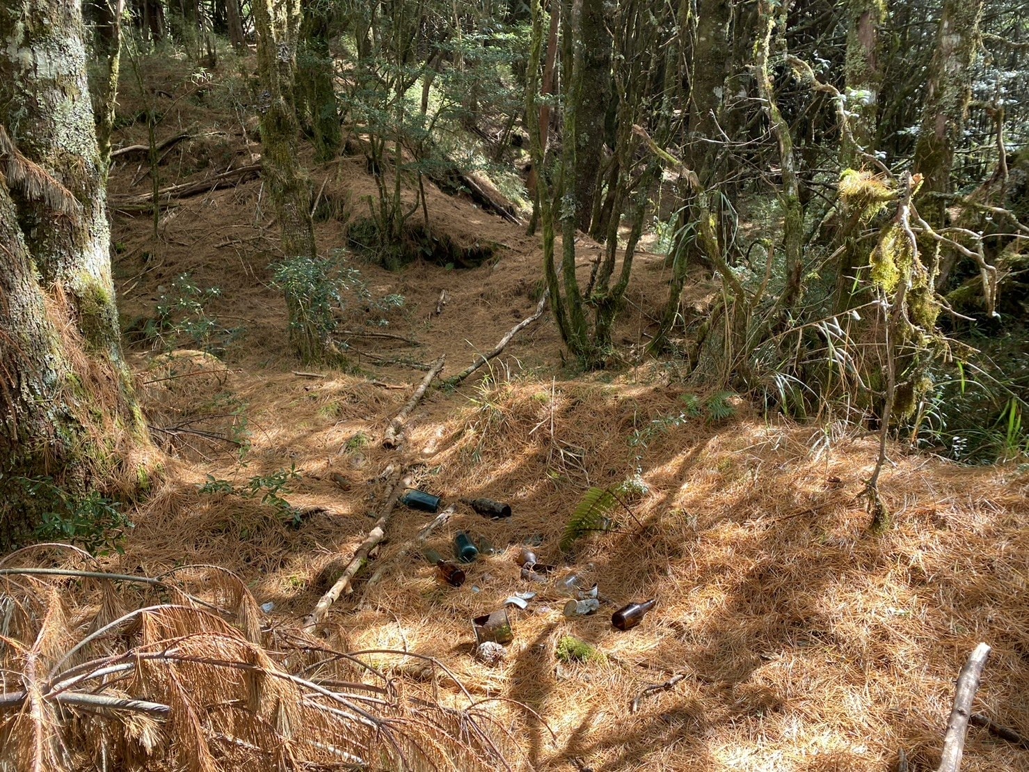 塔關山路程紀錄，大關山住在所遺址