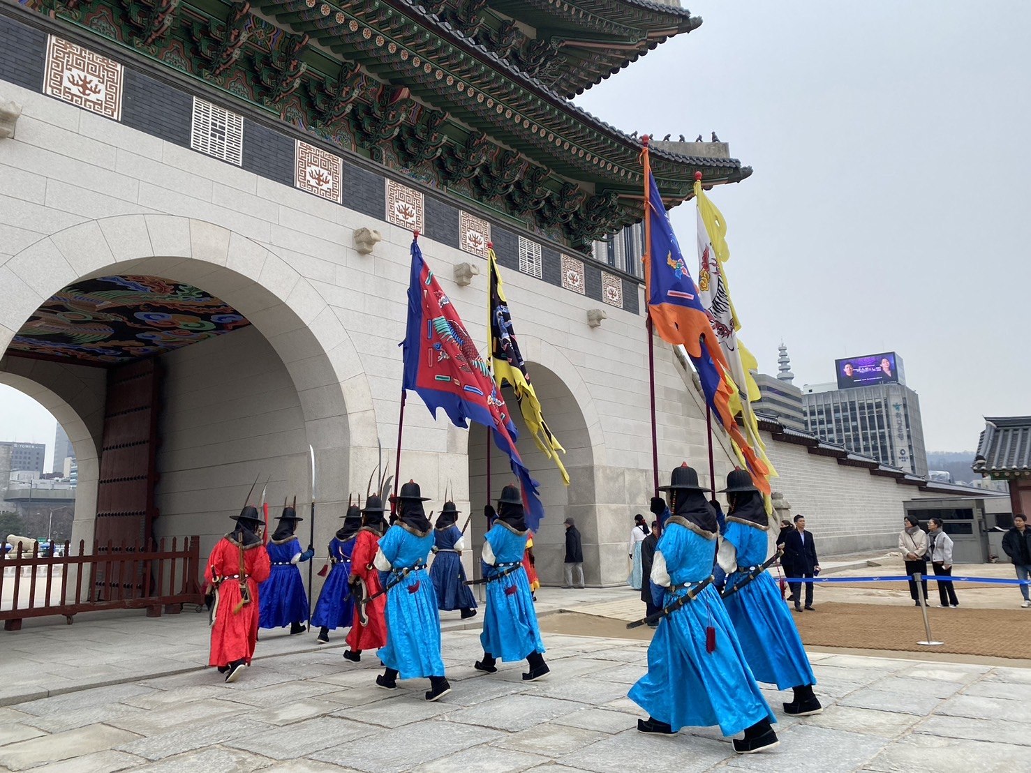 韓國首爾景點，景福宮、守門將換崗儀式