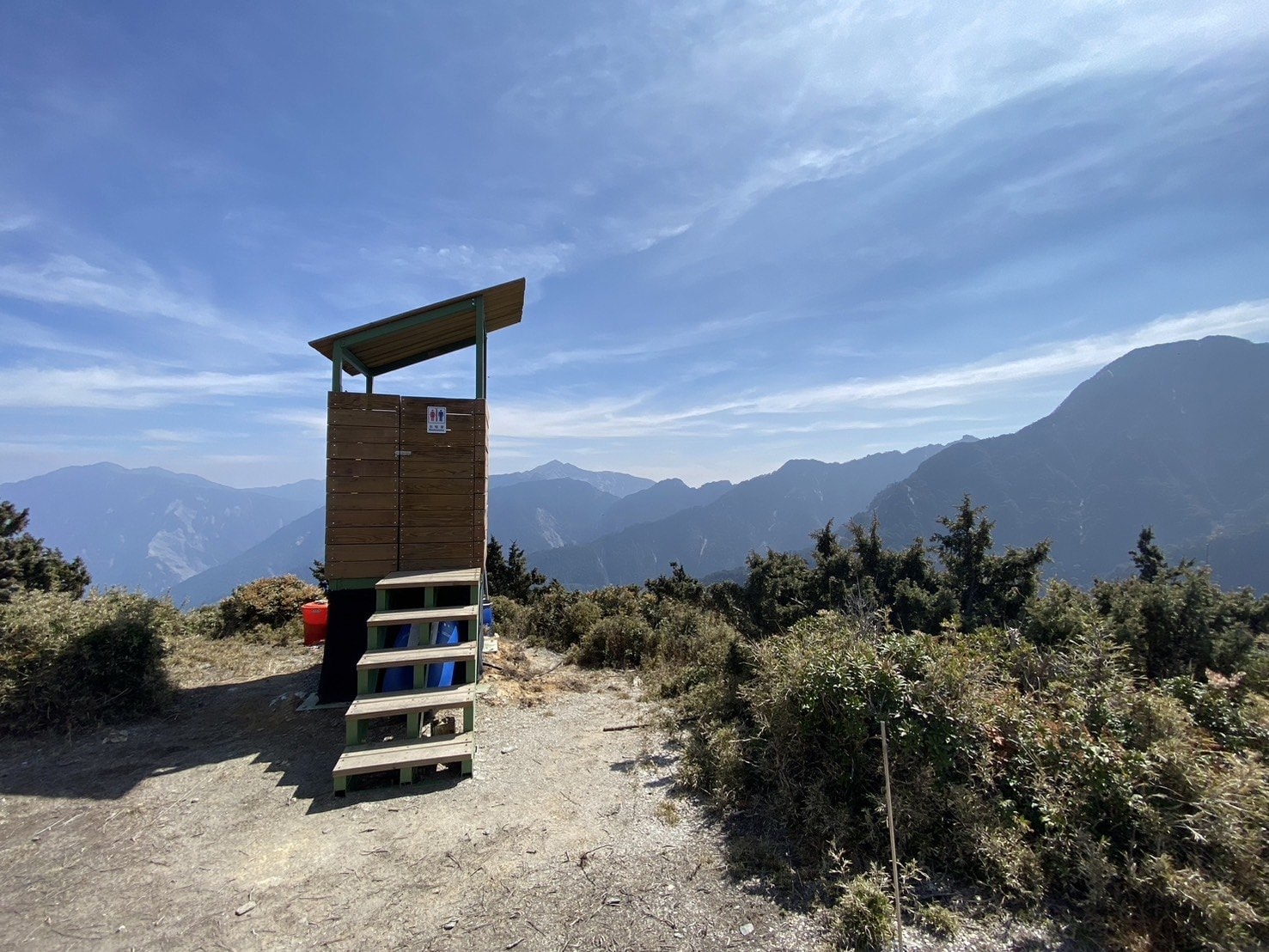 庫哈諾辛山登山路程紀錄-廁所