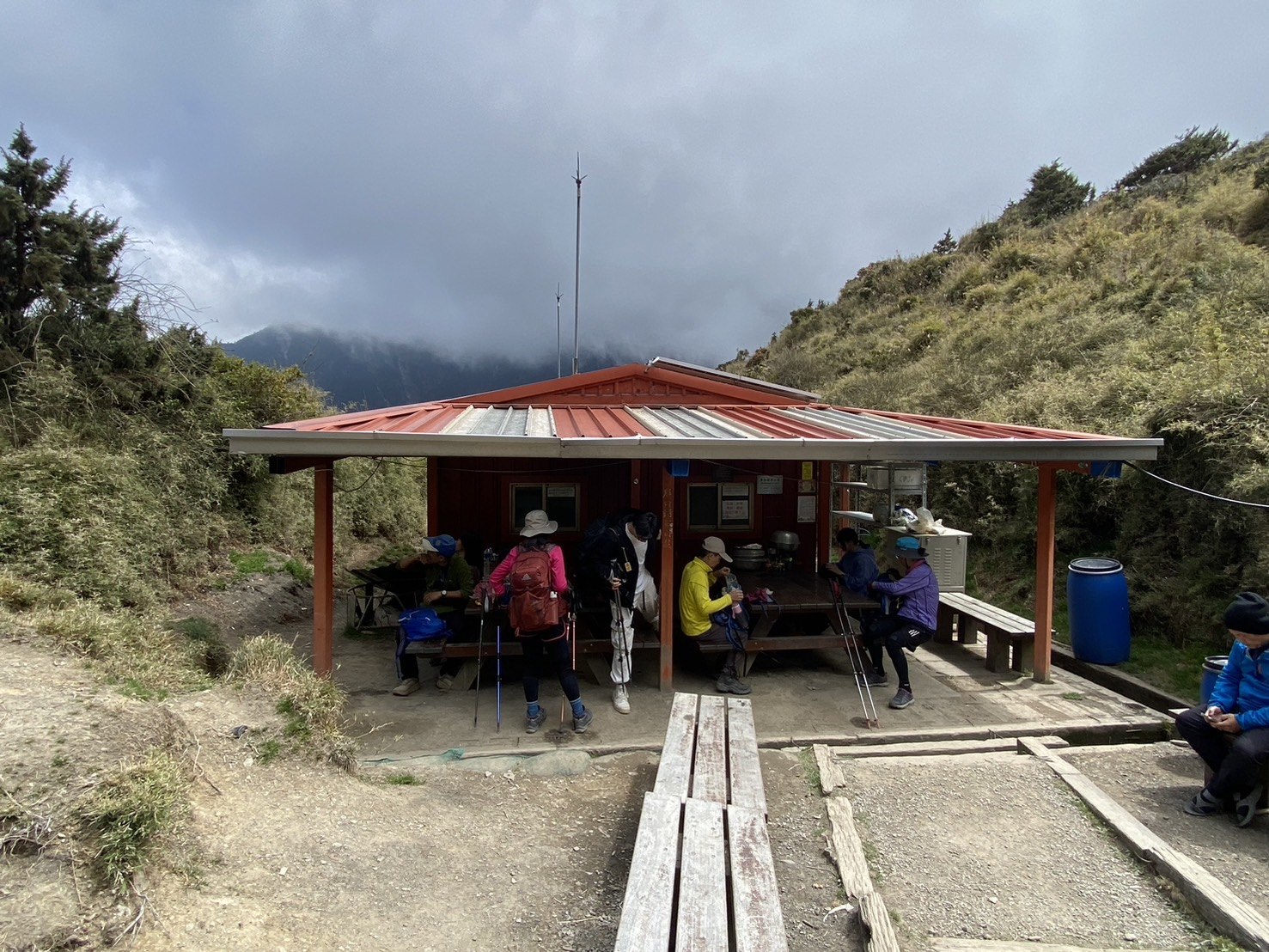 庫哈諾辛山登山路程紀錄-庫哈諾辛山屋
