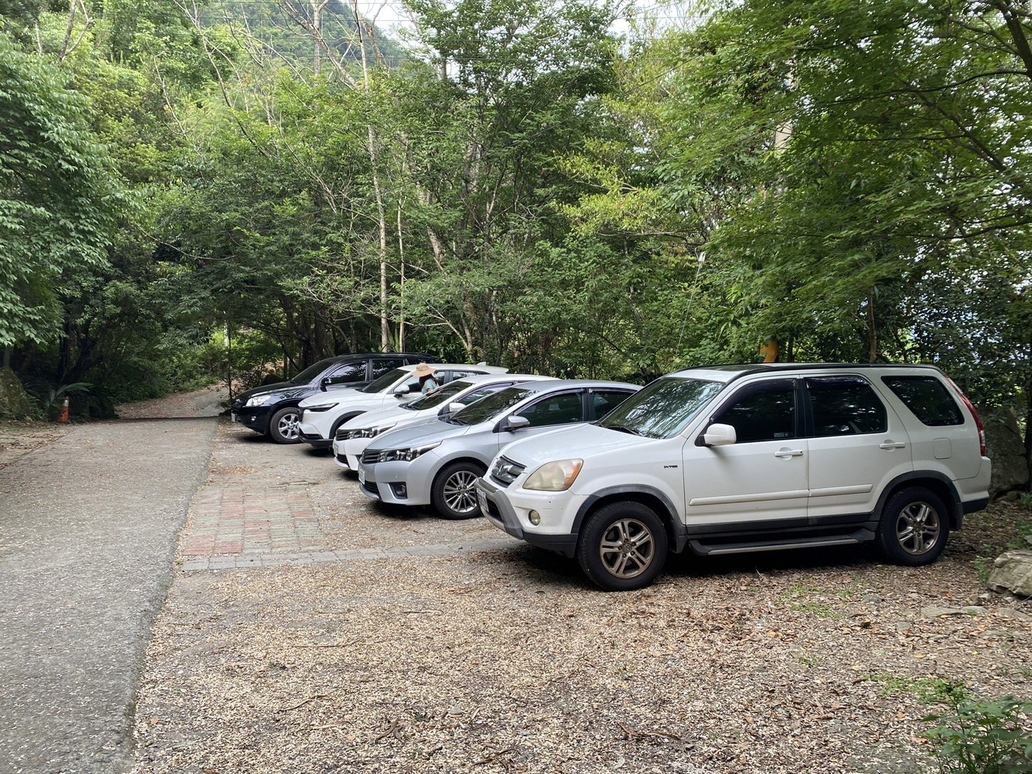唐麻丹山登山路程紀錄、松鶴登山口停車場：唐麻客棧