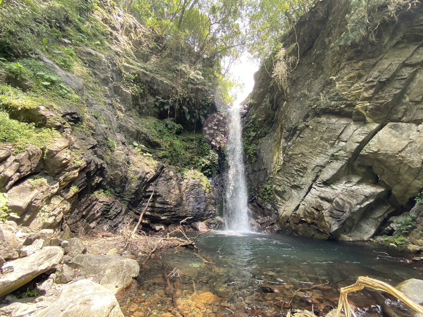 唐麻丹山登山路程紀錄、蝴蝶谷瀑布