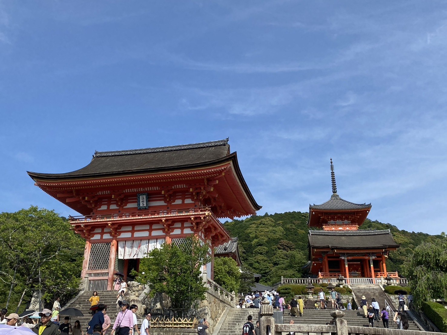 京都景點、清水寺、仁王門、西門