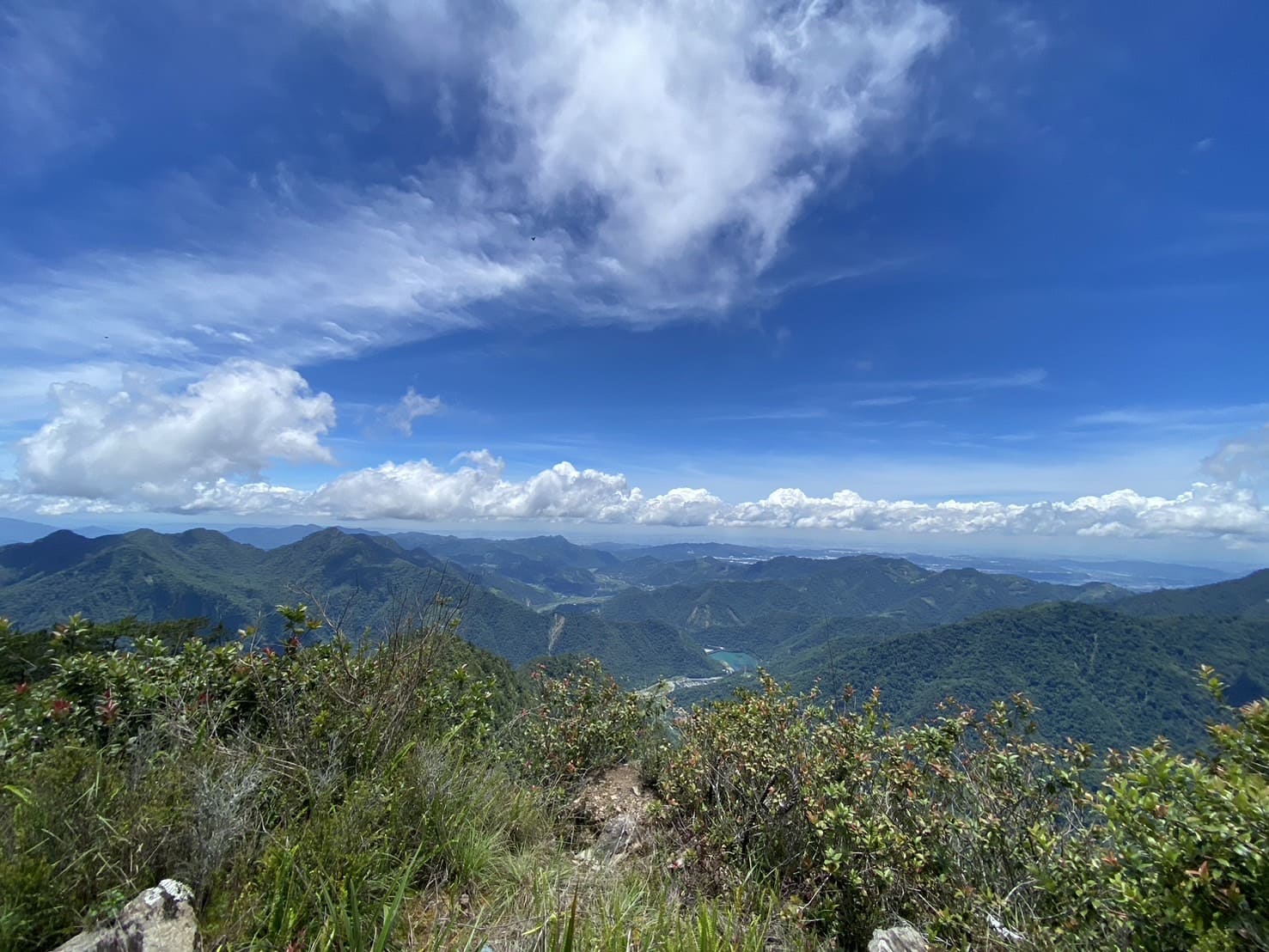 谷關七雄｜東卯山登山路程紀錄｜東卯山三角點展望