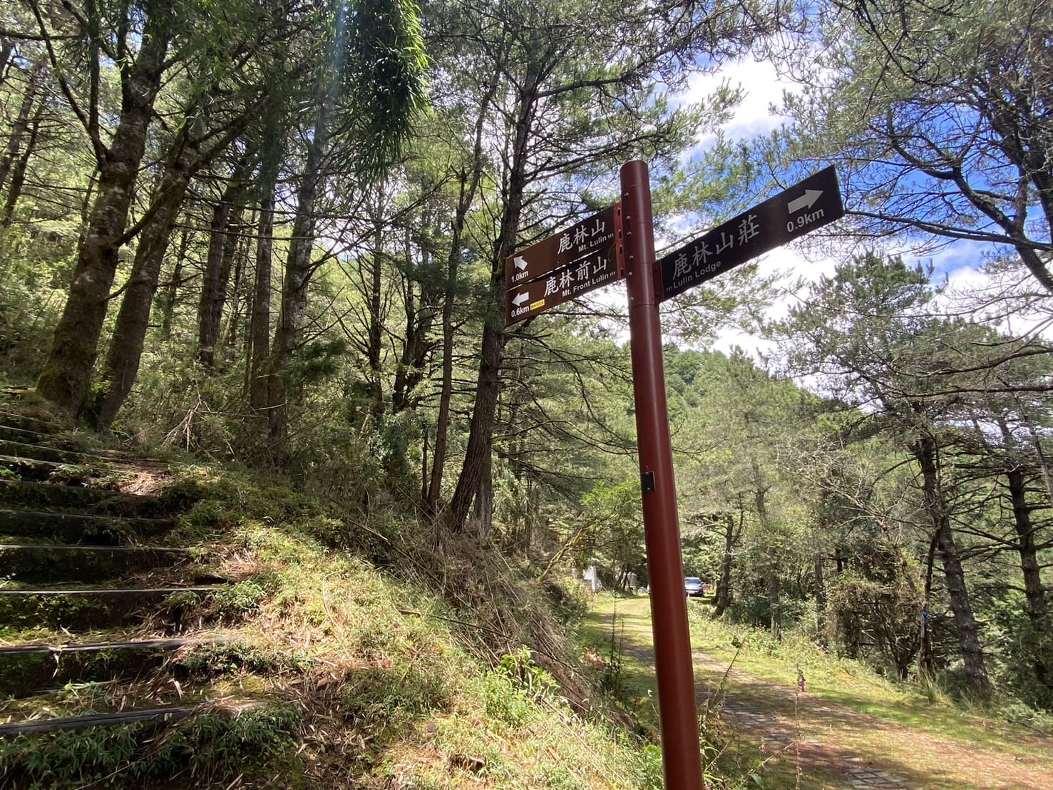 塔塔加三山、鹿林前山登山口