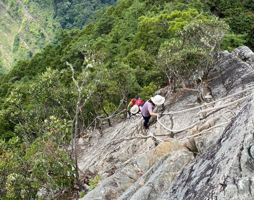 台中登山|橫沙笛縱走登山路程紀錄|享受山林間的療癒時光~橫嶺山、沙蓮山、笛吹山 - 第37張圖 鳶嘴山