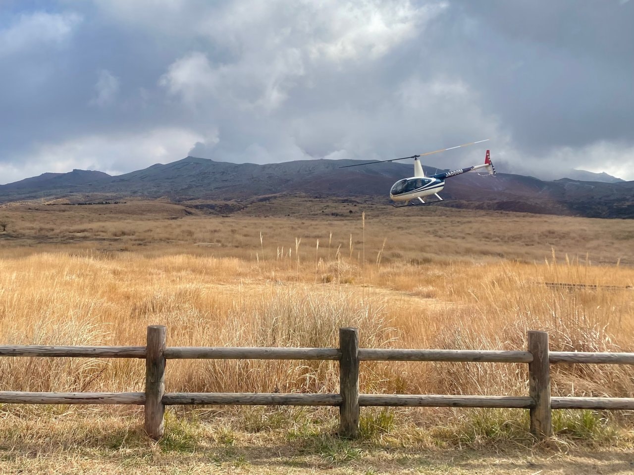 熊本阿蘇火山直升機體驗