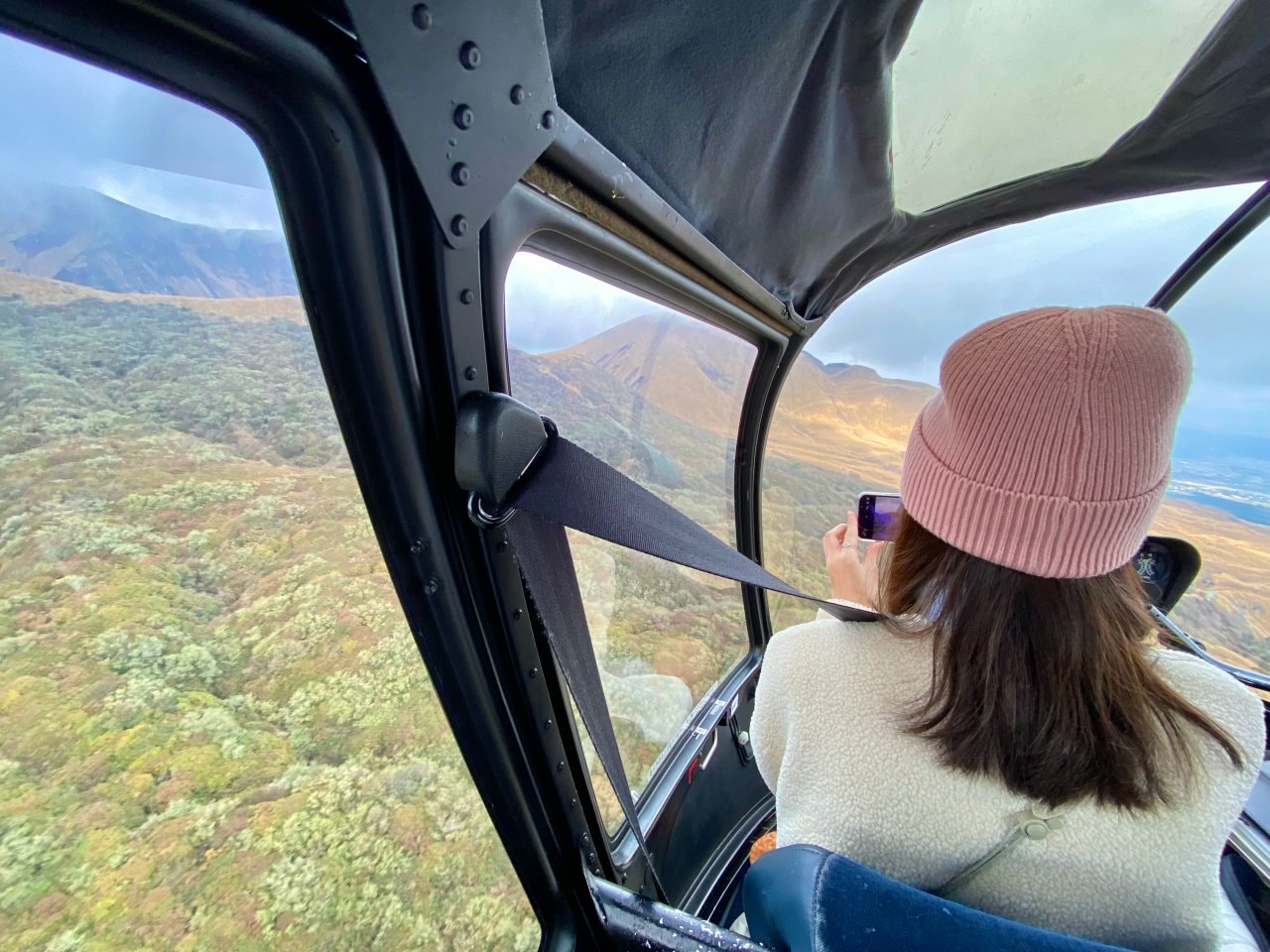 熊本阿蘇火山直升機體驗