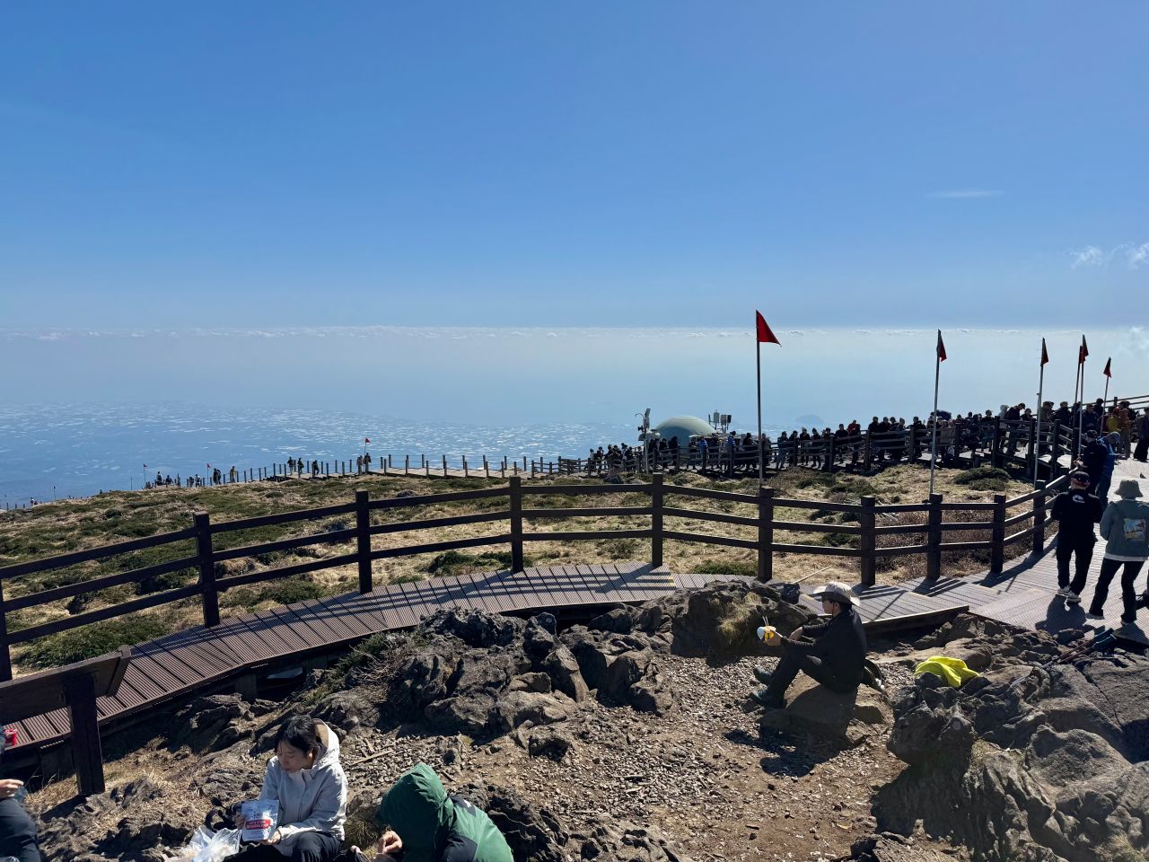 濟州漢拏山山頂